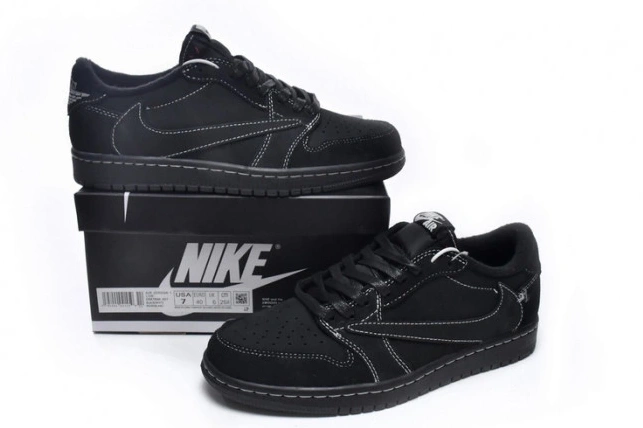 Rep TBK Low Air OG Scott Jordan Black Travis 1 x DM7866-001 Phantom 0728
